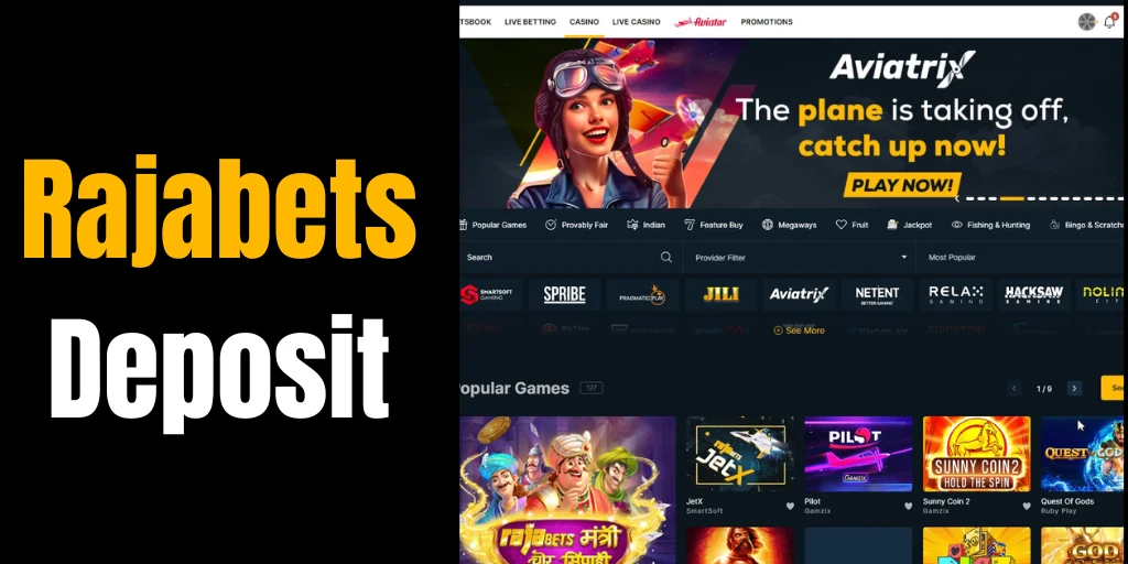 Rajabets Deposit